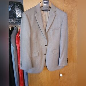Jos. A. Bank Light Brown Tan Plaid Men's Blazers 38R
